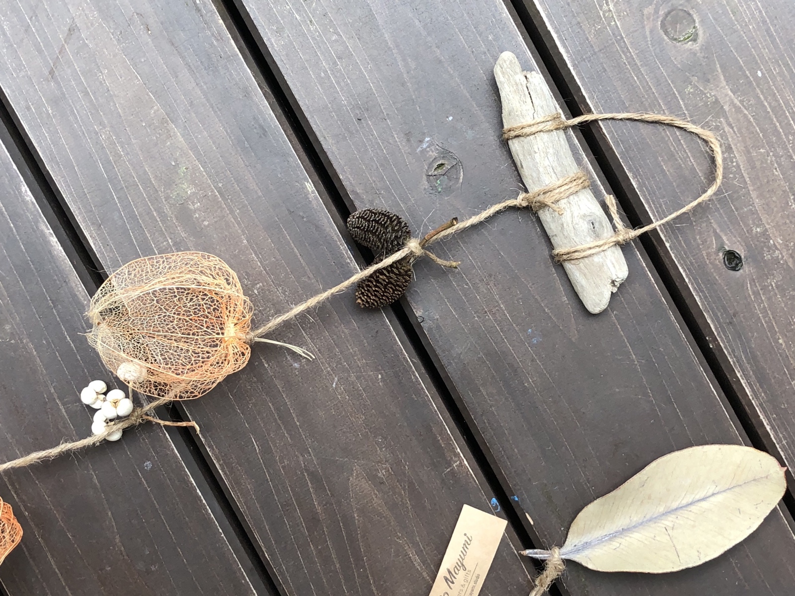 送料込】【SALE】ほおずきガーランド𖤣𖠿𖤣𖥧𖥣｡ - Studio Mayumi