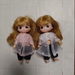 《SALE》ミキちゃんマキちゃん　服　シースルーカーディガン