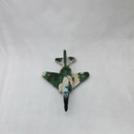 羊毛フェルト　緑迷彩Ｆ４ファントム戦闘機　航空自衛隊