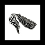 silver925【angel&devil RING】天使 悪魔 量産型 モード シルバー 個性的 パンク ロック メンズ ユニセックス  ゴシック 病みかわいい ヴィンテージ  アンティーク 