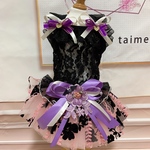 🎃ハロウィン🎃 ピンクブラックレースのワンピース♡ハロウィン