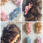 【再販４】やわらかお花のヘアコーム♡