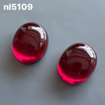 コランダム 染 ピジョンブラッドルビーカラー 12×10ミリルース 2個セット nl5109