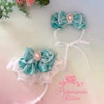 カチューム　チョーカー　セット💖ミントグリーン👸プリンセス🎀 Piacere ribbon 🎀