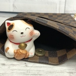 No.1 サコッシュポーチ  ポケット&マグネットボタン付き  ☆送料無料☆