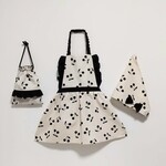 キッズエプロン　　＊チェリー×アイボリー