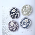 インド刺繍パッチンピン　♯24