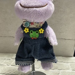 Ｐ118:ふわくた　ポケット　アニメピクルス共通サロペットパンツ