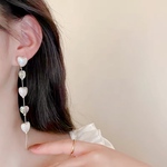 ハート　ピアス　アクセサリー　結婚式　ブライダル　ウェディング　パール　パールピアス　ブライダルアクセサリー　ウェディングアクセサリー　韓国　シンプル　クリスマス