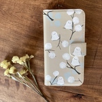 シマエナガのかくれんぼ　iPhone 手帳型　