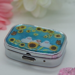 ハンドメイド レジン小物入れ Flower&Bird