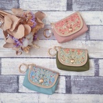 カードケース付きミニファスナーポーチ◆ヒヤシンス