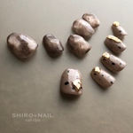 再販〜KOORI Coffee〜【普通郵便送料無料】（淡色・ブラウンネイル・ダルメシアン・氷ネイル・ブロックアイス・個性派ネイル）