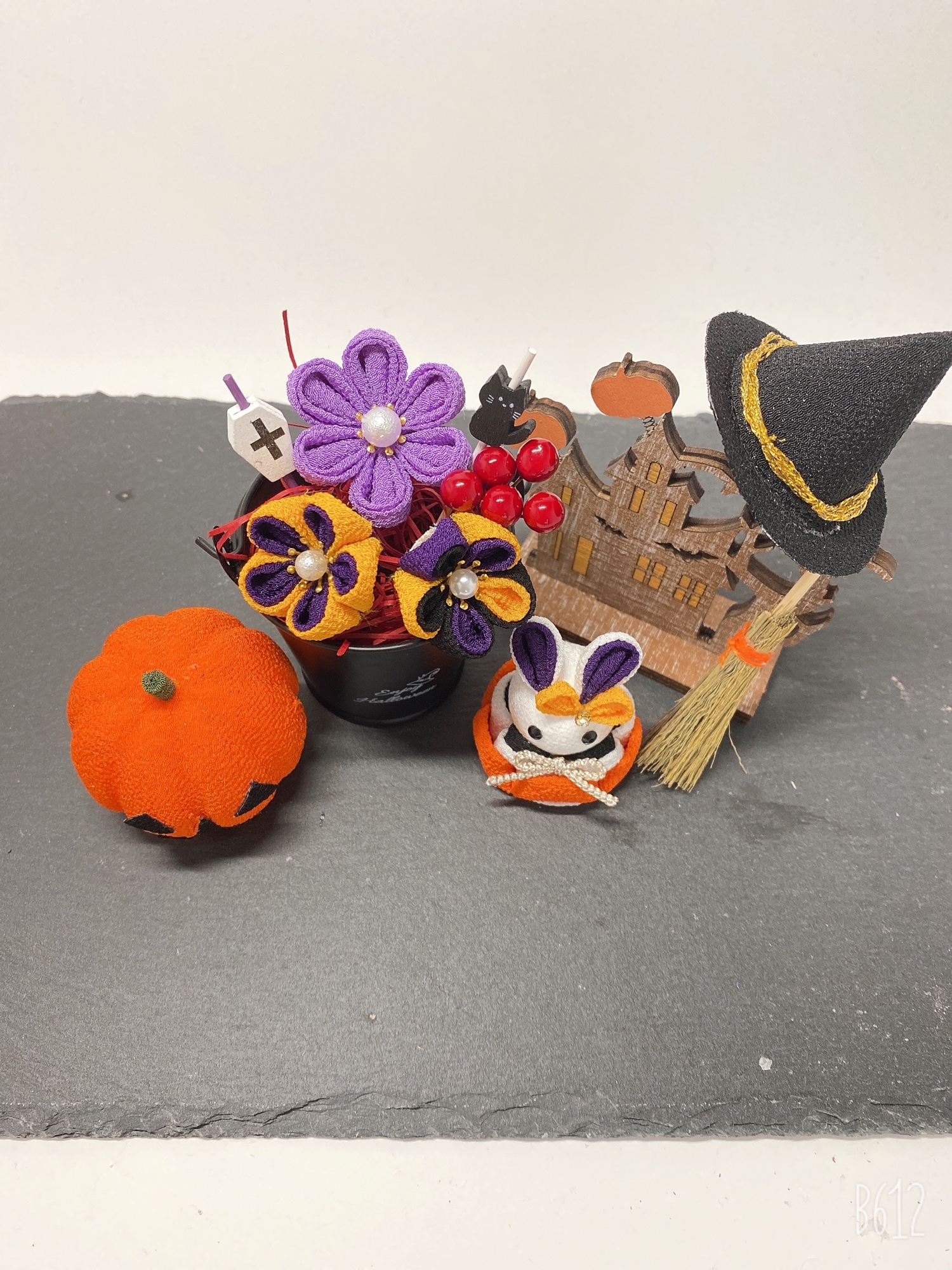 【楓花様】ハロウィン飾り各種  置物 羊毛フェルト ちりめん ハンドメイド 楓花様】ハロウィン飾り各種 置物 羊毛フェルト ちりめん ハンドメイド