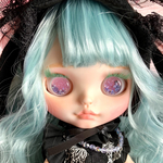 アイシードール　カスタム　ゴスうさぎちゃんシリーズ　　　ロップイヤーうさぎちゃん　クーポン待ちご予約品です　レース柄うさぎちゃん