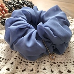 【シフォン❤︎シュシュ】　ボリューム＊ dolphin blue＊