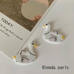 【2個】スイスイ　白鳥になったつもりのアヒル　浮き輪プレート　アクリルプレート
