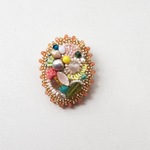 Flower garden ブローチ no.2
