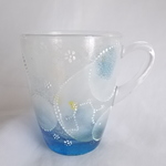 nekonekoyanさまオリジナル・黄緑・風の星座マグカップ(ふ・て・み)