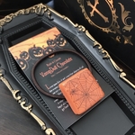 チョコレートヘアゴム(ハロウィン 蜘蛛の巣)