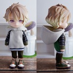 パッチワークパーカーセット（ねんどろいどどーるオビツ11ボディ共有サイズ）