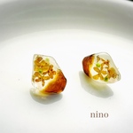 琥珀色をまとう金木犀💕選べるイヤリング&ピアス&マグネットピアス