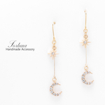 Moon Star(867) ピアス/イヤリング/ノンホールピアス/樹脂ピアス