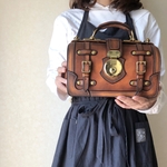 ブリジット　本革　ミニダレス