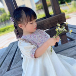 【80.90限定】【再販】お姫様になれちゃう♥(七部袖への変更可能)　バックリボンとサイドフリルが可愛いワンピース　　ダンガリー　お洒落カラー　アイボリー　ロマンチックローズ