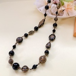 ◇アンティークブラックのネックレス