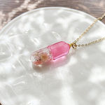 《シエル様ご予約品》妖精さんのお薬ペンダント〜幸福〜クリアピンク