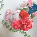 クレンゼ　刺繍マスク˚✩∗チュールマスク　洗濯かんたん　抗菌˚✩∗*ﾟオーバーマスク⋆｡˚