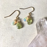 スフェーン と オパール のピアス★イヤリング