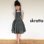 SALE☆サロペットスカート☆(dot)