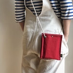 "su.ma.ho shoulder bag" red