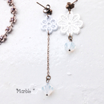 lace & swarovski のピアス