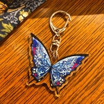 蒼穹揚羽蝶のアクリルキーホルダー