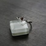 アキシナイト　ナローカーブCZリング　SILVER925