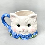 【 AVON 】白ネコマグカップ 1997年（USA アメリカ）｜未使用ヴィンテージ・アンティーク