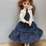 クリスマスキャンペーン♡リカちゃんワンピース、パーカー、ショルダーバッグのセット