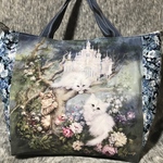 アッシュデザイン　猫のお城　ビッグバッグ