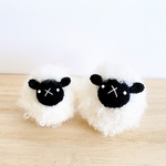 ふわクルまん丸羊さん🐑キーホルダー♡