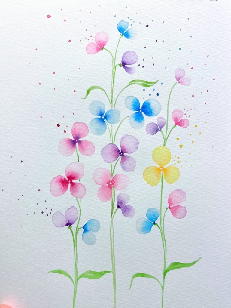 ま*ゆ様 お花になりたい絵画原画
