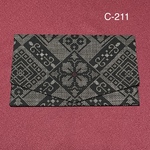 C-211再販　着物リメイク　本場泥大島紬　菱紋　慶弔両用袱紗