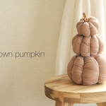𝖧𝖺𝗅𝗅𝗈𝗐𝖾𝖾𝗇 𝗉𝗎𝗆𝗉𝗄𝗂𝗇𓂃🤎【brown】　ハロウィン　かぼちゃ　カボチャ　撮影　撮影小物　ベビー　キッズ　オブジェ