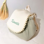 【お名前刺繍】ワッフルニットベビーリュック