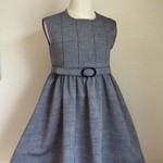 お出かけ･グレーワンピース 120(限定1点)