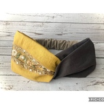 インド刺繍リボン　クロスターバン