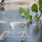 order glass Sign 