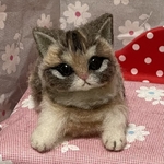 羊毛フェルト　ネコちゃん
